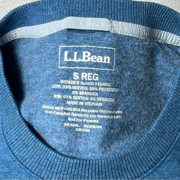 NWOT L.L. Bean Women's Blue Sweatshirt - Picture 3 of 10